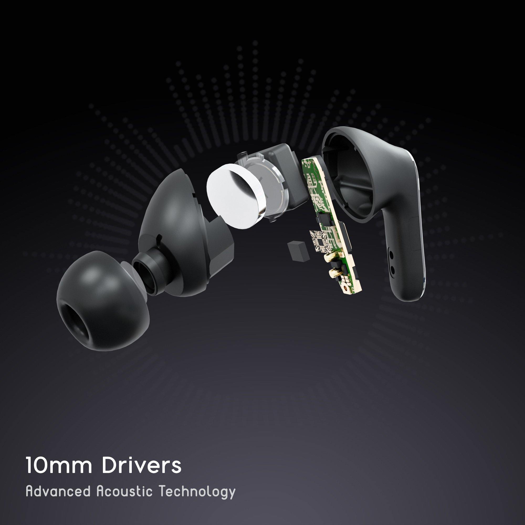 Ambrane Dots 20 True Wireless Earphones (Black) - AmbraneIndia